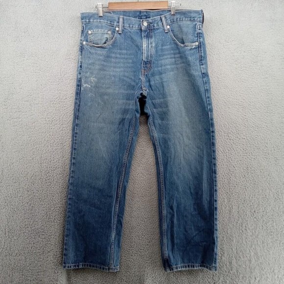 Levis Jeans‎ Mens 36x30 Blue Faded Original Classic 559 Loose Basic Classicore - Picture 1 of 10